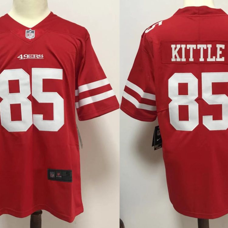 Men's San Francisco 49ers George Kittle Scarlet Vapor Limited Red Jersey