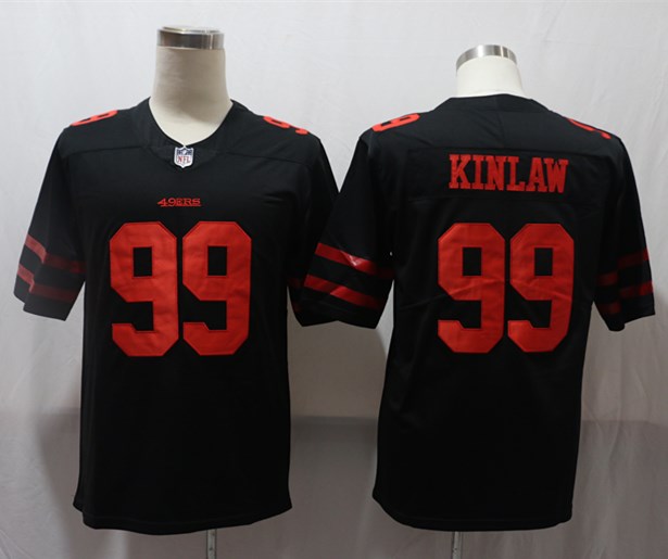 Men's San Francisco 49ers Javon Kinlaw #99 Black Jersey