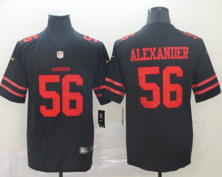 Men's San Francisco 49ers Kwon Alexander #56 Black Jersey