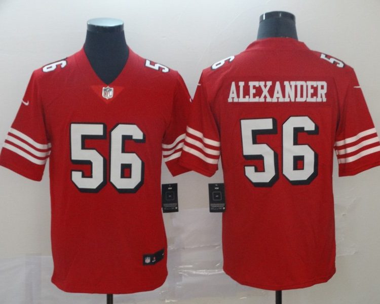 Men's San Francisco 49ers Kwon Alexander #56 Red Jersey