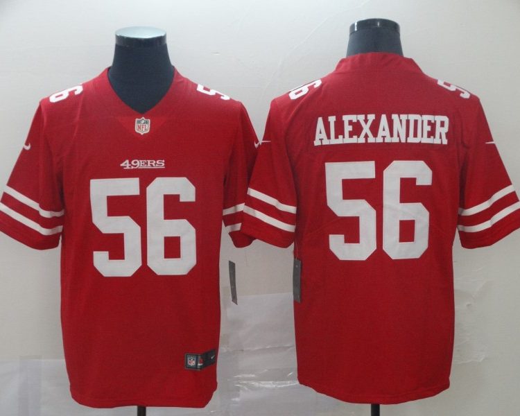 Men's San Francisco 49ers Kwon Alexander #56 Red Jersey