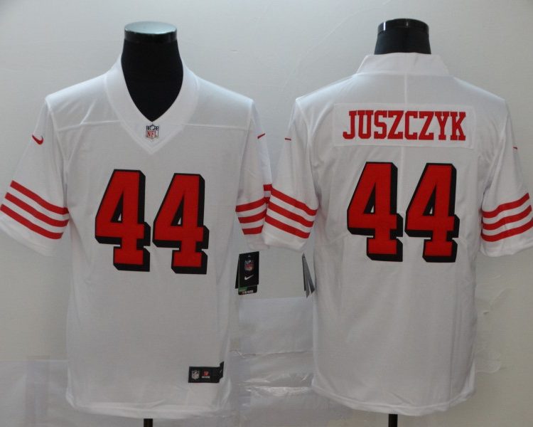 Men's San Francisco 49ers Kyle Juszczyk #44 White Jersey