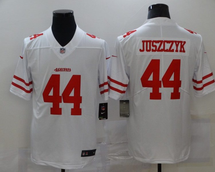 Men's San Francisco 49ers Kyle Juszczyk #44 White Jersey