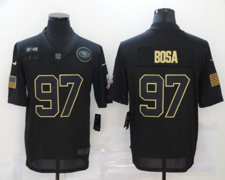 Men's San Francisco 49ers Nick Bosa #97 Black Authentic Jersey