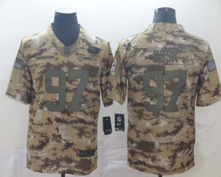 Men's San Francisco 49ers Nick Bosa #97 Camouflage Jersey