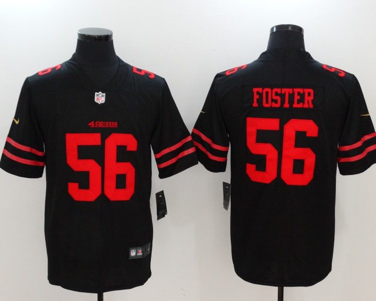 Men's San Francisco 49ers Ruben Foster #56 Black Jersey
