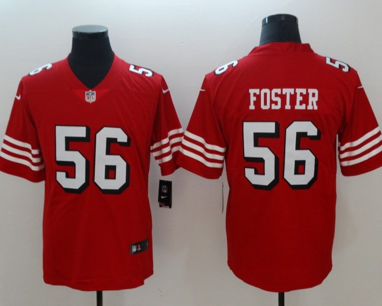 Men's San Francisco 49ers Ruben Foster #56 Red Jersey