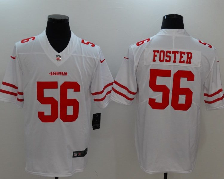 Men's San Francisco 49ers Ruben Foster #56 White Jersey
