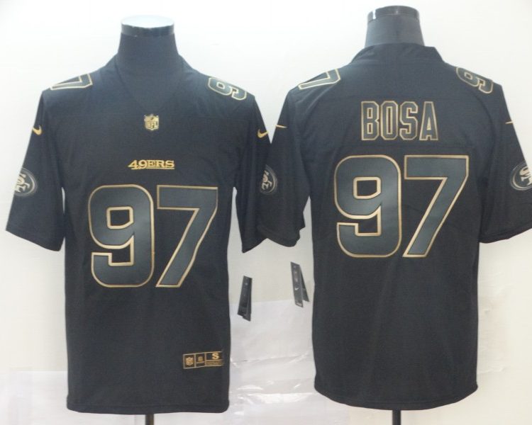 Men's San Francisco 49ers #97 Nick Bosa Black Jersey