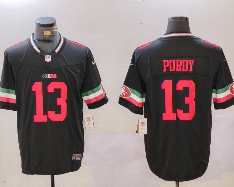 Men's San Francisco 49ers Brock Purdy #13 Black Vapor F.U.S.E. Limited Jersey
