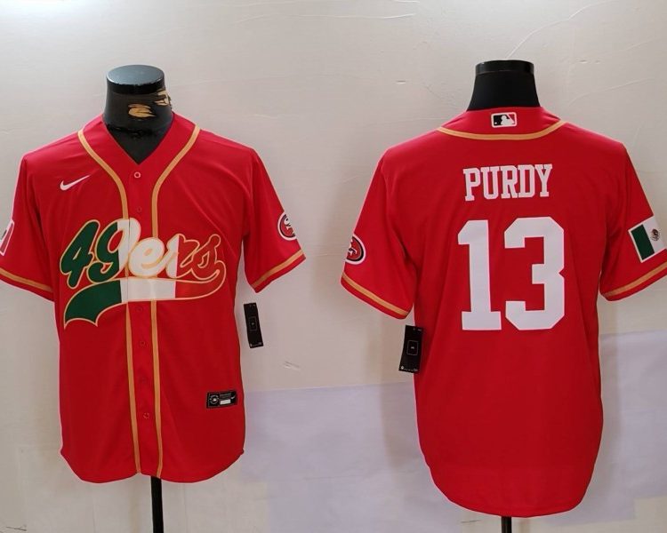 Men's San Francisco 49ers Brock Purdy #13 Scarlet Jersey
