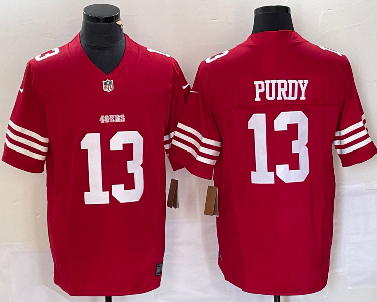 Men's San Francisco 49ers Brock Purdy #13 Scarlet Vapor F.U.S.E. Limited Jersey