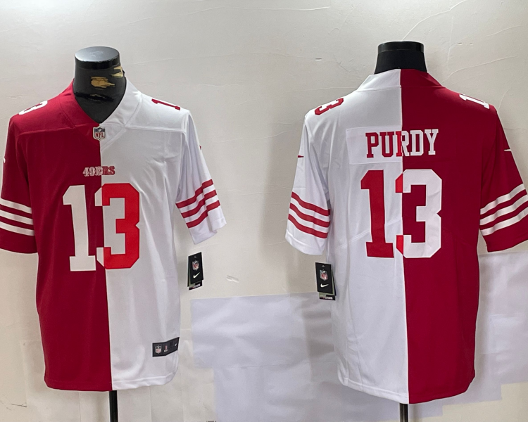 Men's San Francisco 49ers Brock Purdy #13 Scarlet/White Jersey