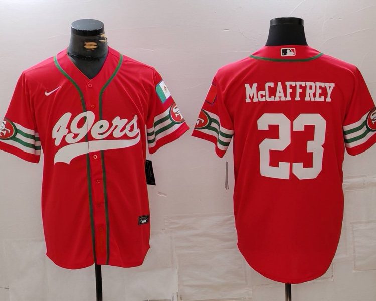 Men's San Francisco 49ers Christian McCaffrey #23 Scarlet Jersey