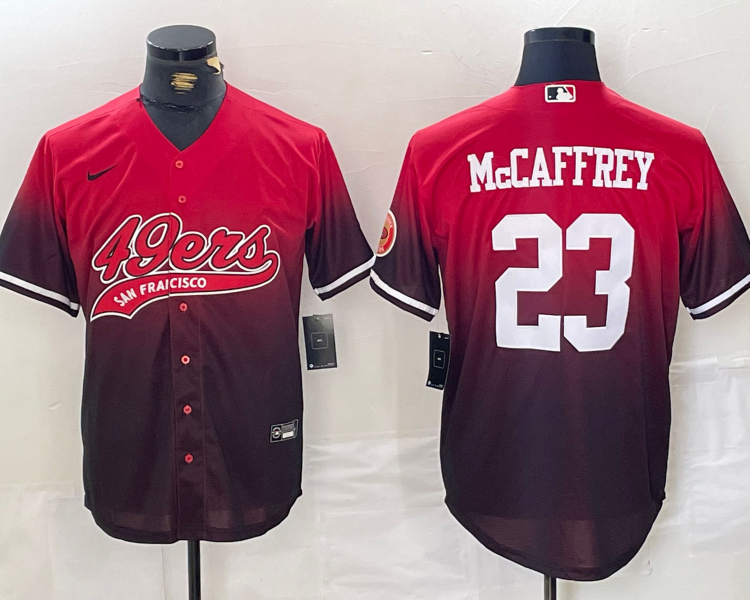 Men's San Francisco 49ers Christian McCaffrey #23 Scarlet Jersey