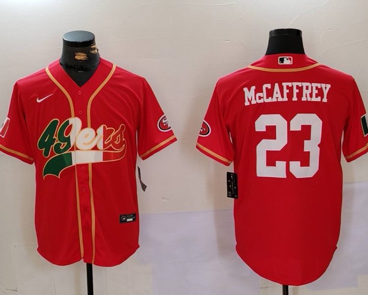 Men's San Francisco 49ers Christian McCaffrey #23 Scarlet Jersey