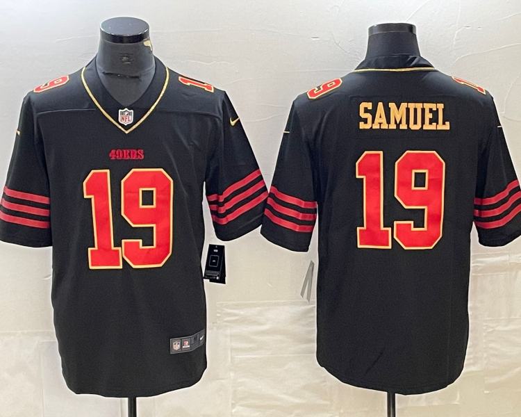 Men's San Francisco 49ers Deebo Samuel #19 Black Vapor F.U.S.E. Limited Jersey