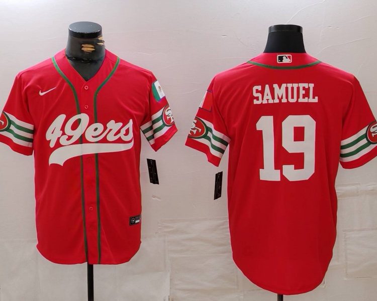 Men's San Francisco 49ers Deebo Samuel #19 Scarlet Jersey