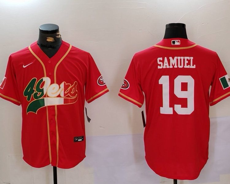 Men's San Francisco 49ers Deebo Samuel #19 Scarlet Jersey