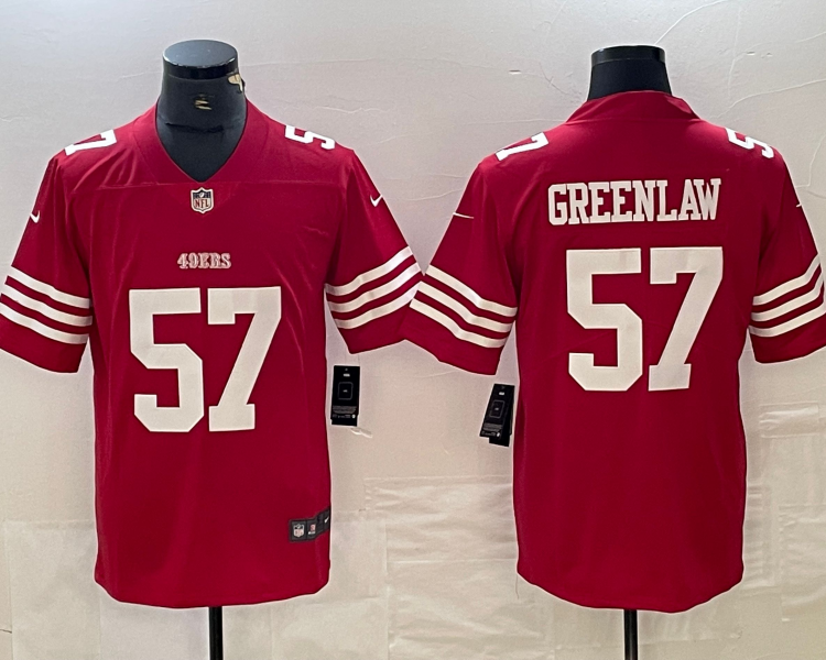 Men's San Francisco 49ers Dre Greenlaw #57 Scarlet Jersey