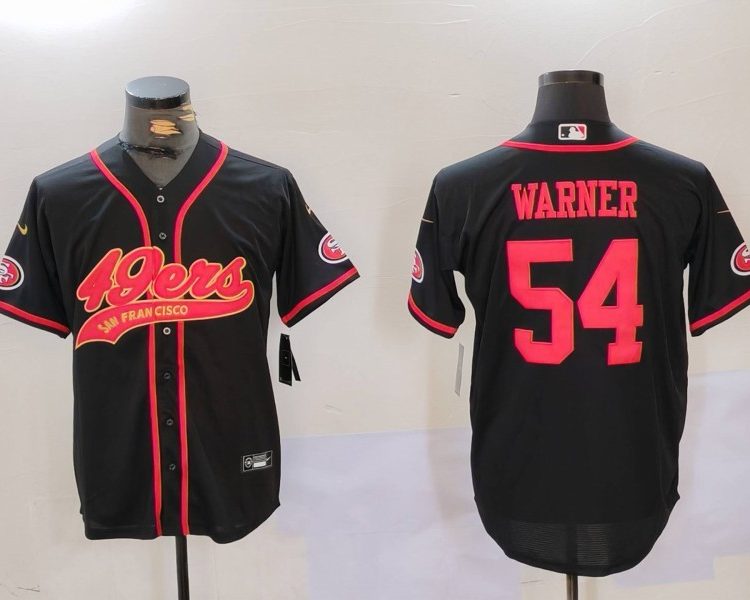 Men's San Francisco 49ers Fred Warner #54 Black Jersey