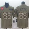 Men's San Francisco 49ers George Kittle #85 Brown Alternate Jersey