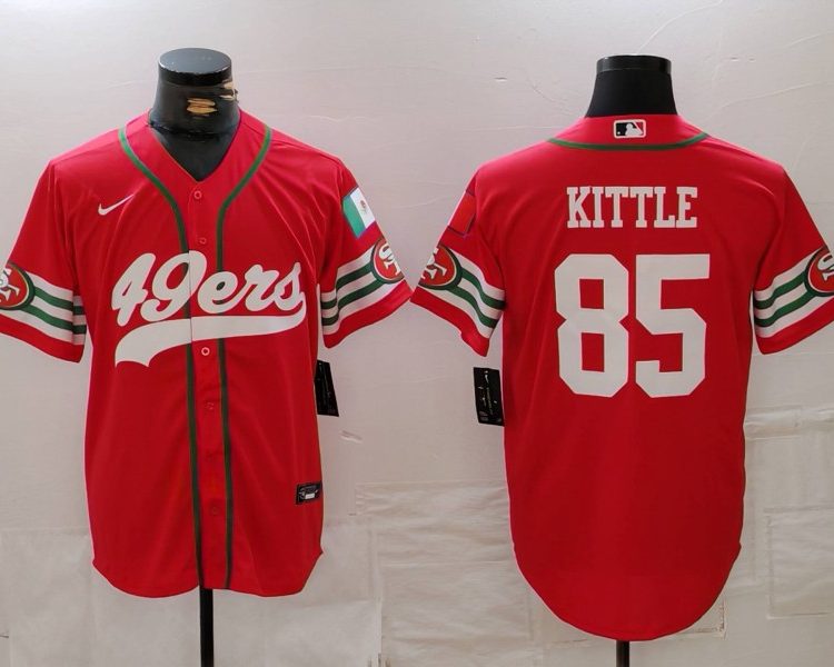 Men's San Francisco 49ers George Kittle #85 Scarlet Jersey