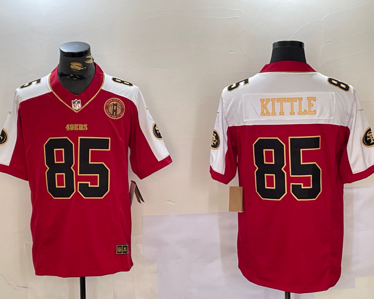 Men's San Francisco 49ers George Kittle #85 Scarlet Jersey