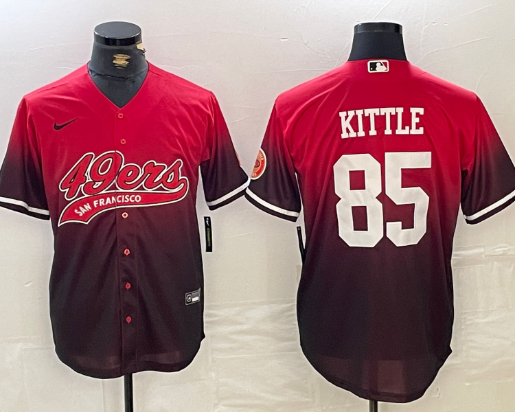 Men's San Francisco 49ers George Kittle #85 Scarlet Jersey