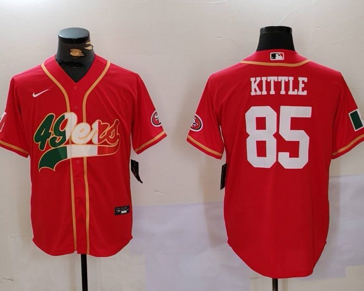 Men's San Francisco 49ers George Kittle #85 Scarlet Jersey