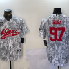 Men's San Francisco 49ers Nick Bosa #97 Arctic Camo Salute to Service Limited Jersey
