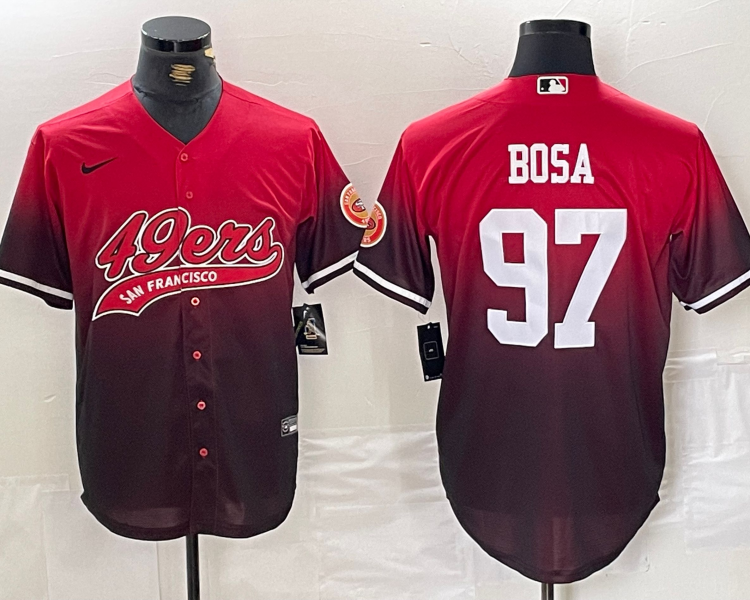 Men's San Francisco 49ers Nick Bosa #97 Scarlet Jersey