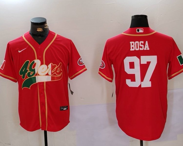 Men's San Francisco 49ers Nick Bosa #97 Scarlet Jersey