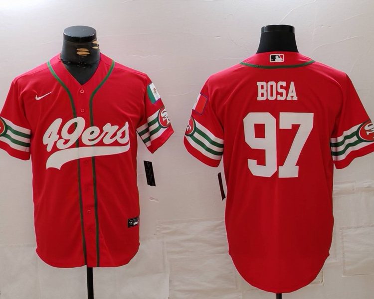 Men's San Francisco 49ers Nick Bosa #97 Scarlet Jersey