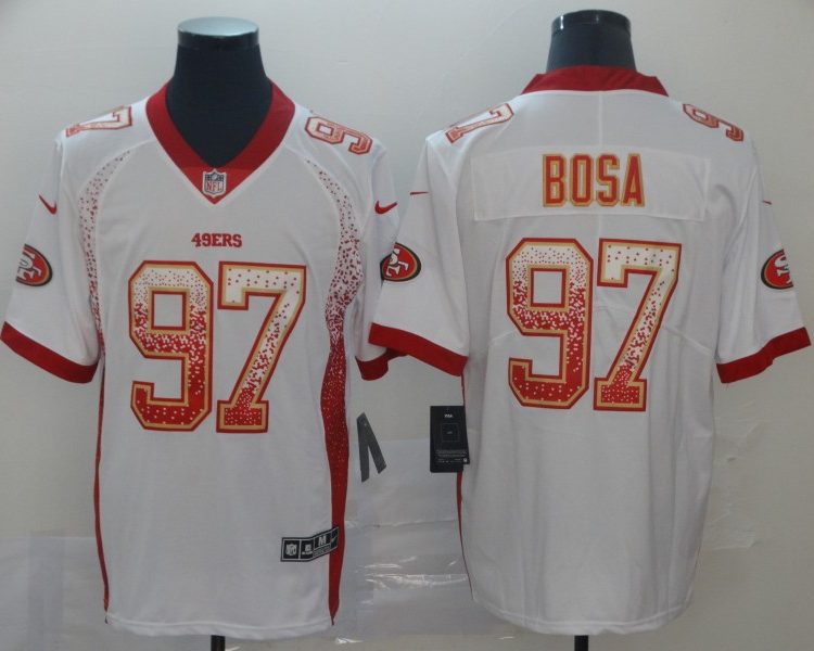 Men's San Francisco 49ers Nick Bosa #97 White Jersey