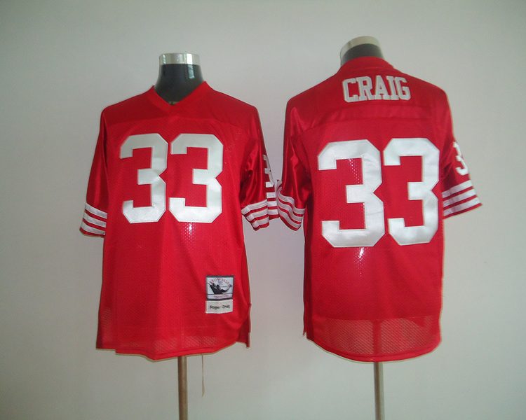 Men's San Francisco 49ers Roger Craig Mitchell & Ness Scarlet Legacy Jersey