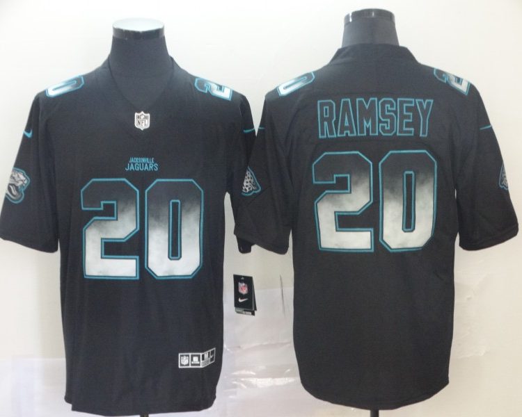 Men's Jacksonville Jaguars #20 Jalen Ramsey Black Alternate Jersey