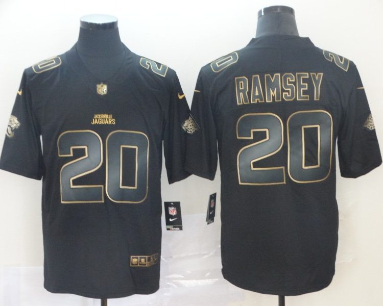 Men's Jacksonville Jaguars #20 Jalen Ramsey Black Jersey