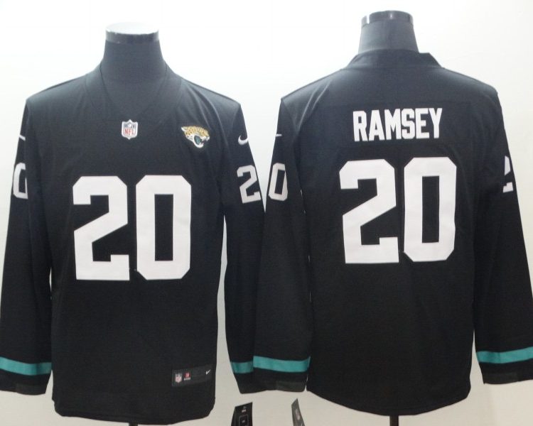 Men's Jacksonville Jaguars #20 Jalen Ramsey Black Jersey