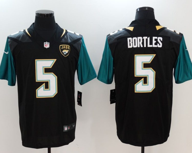 Men's Jacksonville Jaguars Blake Bortles #5 Black Jersey