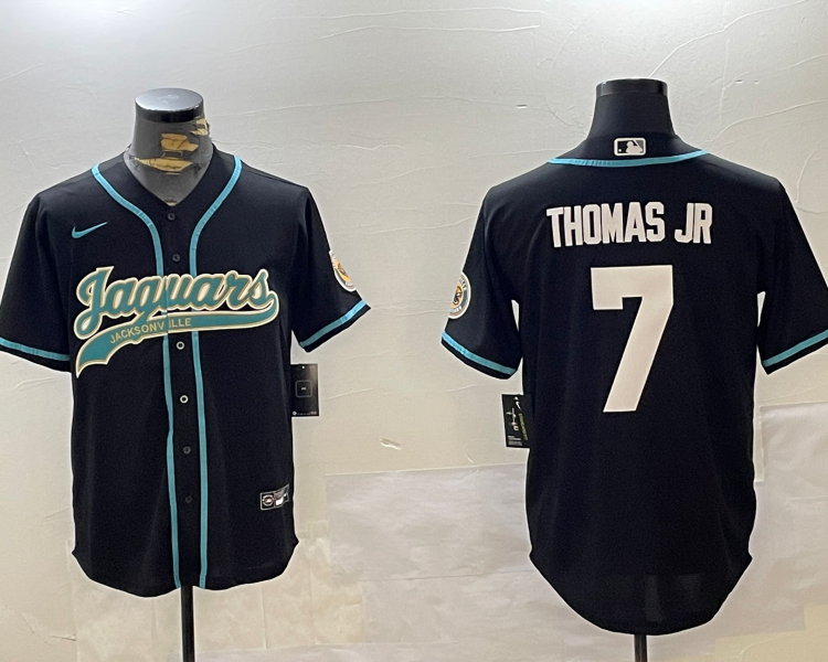 Men's Jacksonville Jaguars Brian Thomas Jr #7 Black Jersey