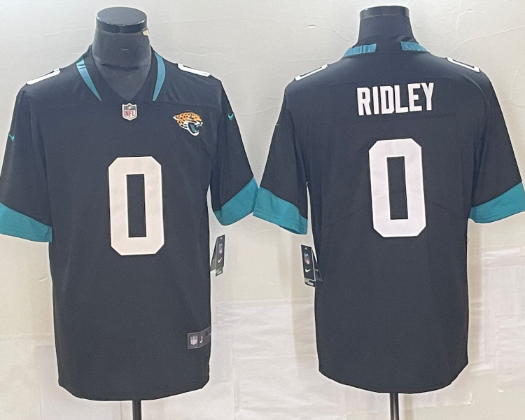 Men's Jacksonville Jaguars Calvin Ridley #0 Black Jersey