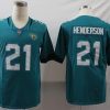 Men's Jacksonville Jaguars CJ Henderson #21 Teal Jersey