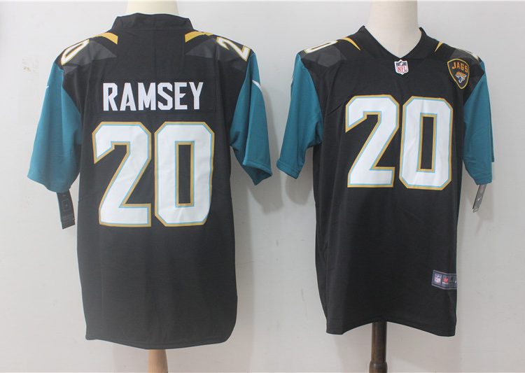 Men's Jacksonville Jaguars Jalen Ramsey #20 Black Alternate Jersey