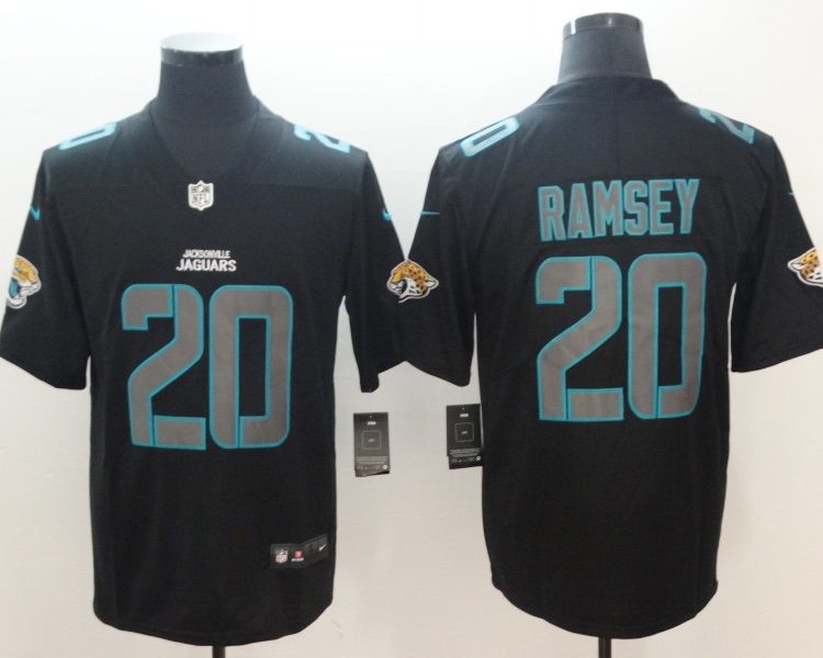 Men's Jacksonville Jaguars Jalen Ramsey #20 Black Jersey