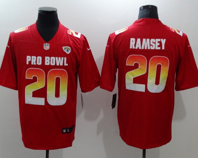 Men's Jacksonville Jaguars Jalen Ramsey #20 Red Jersey