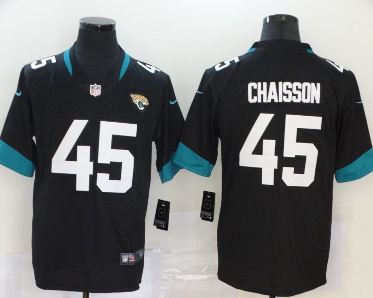 Men's Jacksonville Jaguars K'Lavon Chaisson #45 Black Jersey