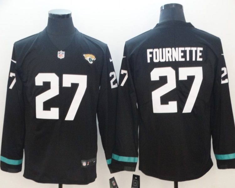 Men's Jacksonville Jaguars Leonard Fournette #27 Black Jersey