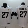 Men's Jacksonville Jaguars Leonard Fournette #27 White Jersey