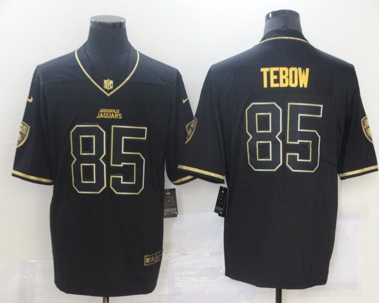 Men's Jacksonville Jaguars Tim Tebow #85 Black Jersey